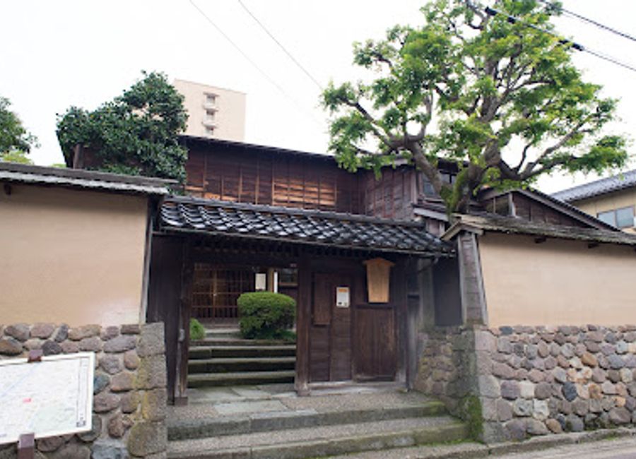 Explore the historical elegance of the Old Site of Mr. Kurando Terashima's House, a stunning representation of Kanazawa's Edo period architecture.