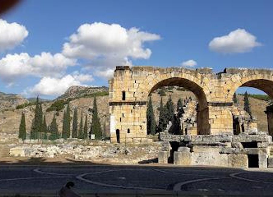 Explore the enchanting Hierapolis Byzantine Church in Pamukkale, a historical gem showcasing exquisite Byzantine architecture amidst stunning natural beauty.