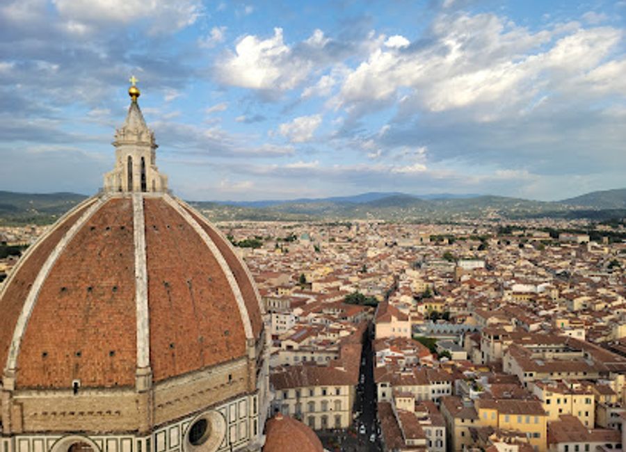 Explore the breathtaking views and architectural brilliance of Giotto's Bell Tower, a must-see landmark in the heart of Florence's historic center.