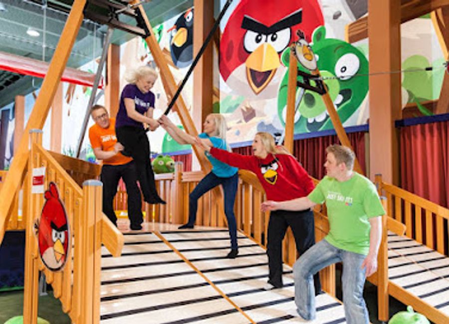 Experience the fun and excitement of Angry Birds Activity Park Kuusamon Tropiikki, where thrilling adventures await for the whole family in Finland's beautiful landscapes.