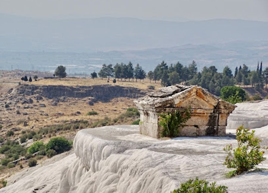 Discover the ancient wonders of the Necropolis of Hierapolis, where history and beauty intertwine in the heart of Pamukkale, Turkey.