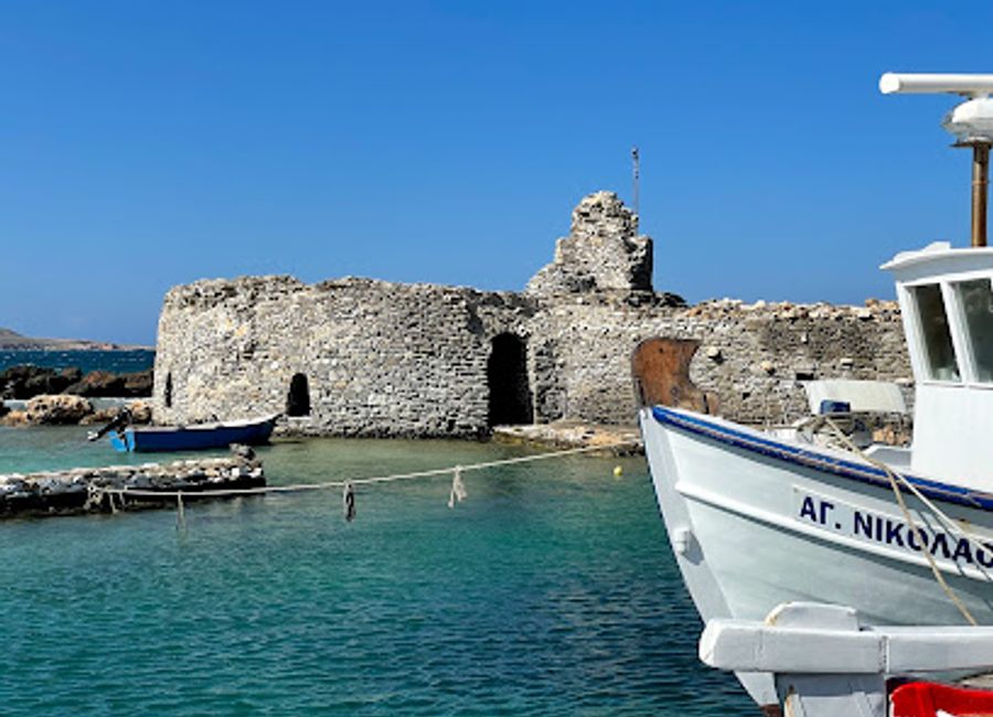 Explore the historic Venetian Castle in Naousa, Paros: a scenic landmark with stunning views and a glimpse into the island's past.