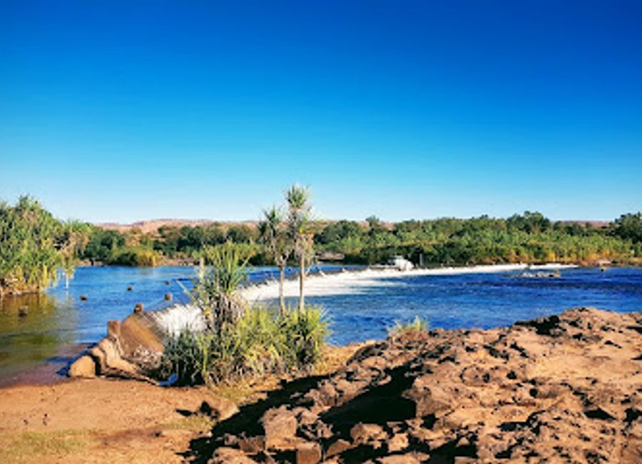 Discover the breathtaking views and rich wildlife at Ivanhoe Crossing, a stunning bridge in Kununurra, Western Australia - a must-visit for every traveler.