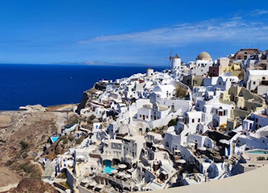 Explore the historic Castle of Oia, where stunning views and captivating sunsets await in the heart of Santorini's enchanting charm.
