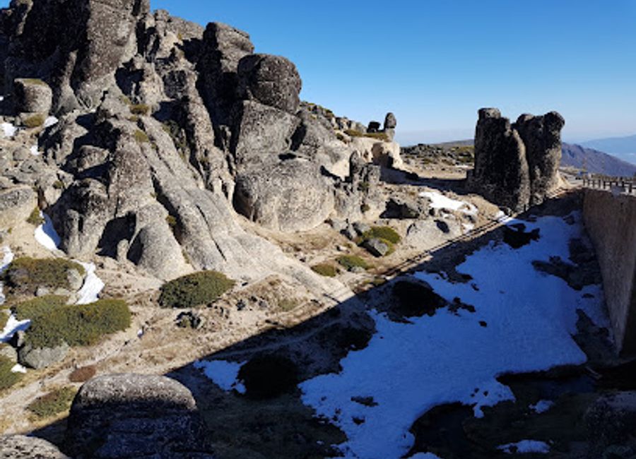 Explore the breathtaking Nossa Senhora da Boa Estrela, a stunning sculpture in Serra da Estrela Nature Park that blends art and nature beautifully.