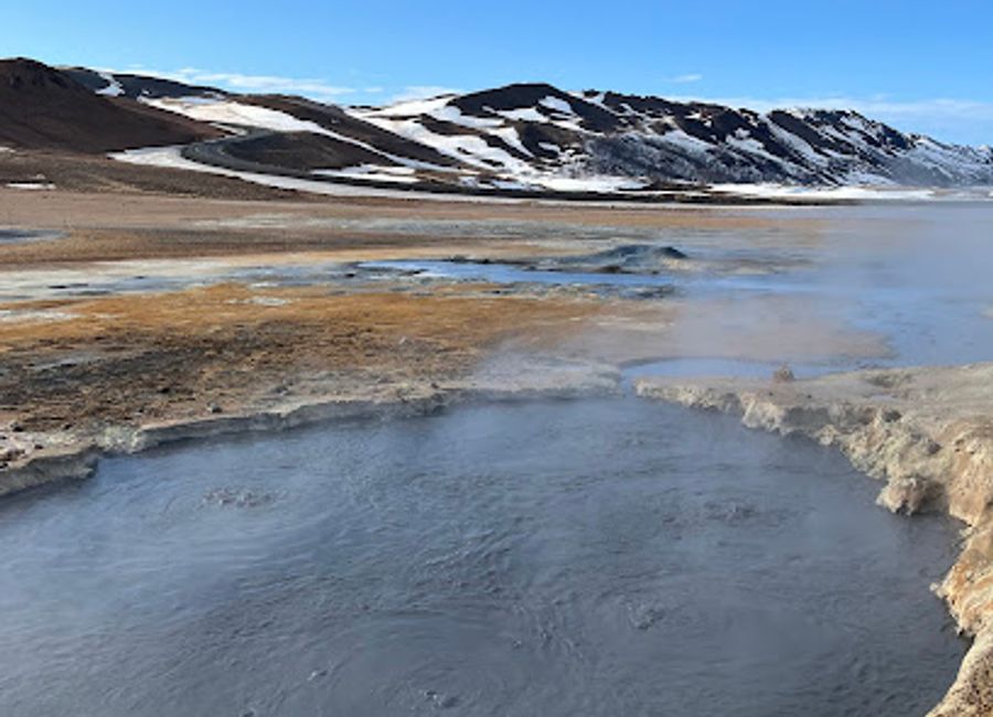 Experience the breathtaking geothermal activity at Námafjall Hverir Viewpoint, where Iceland's natural beauty and geological wonders come alive.