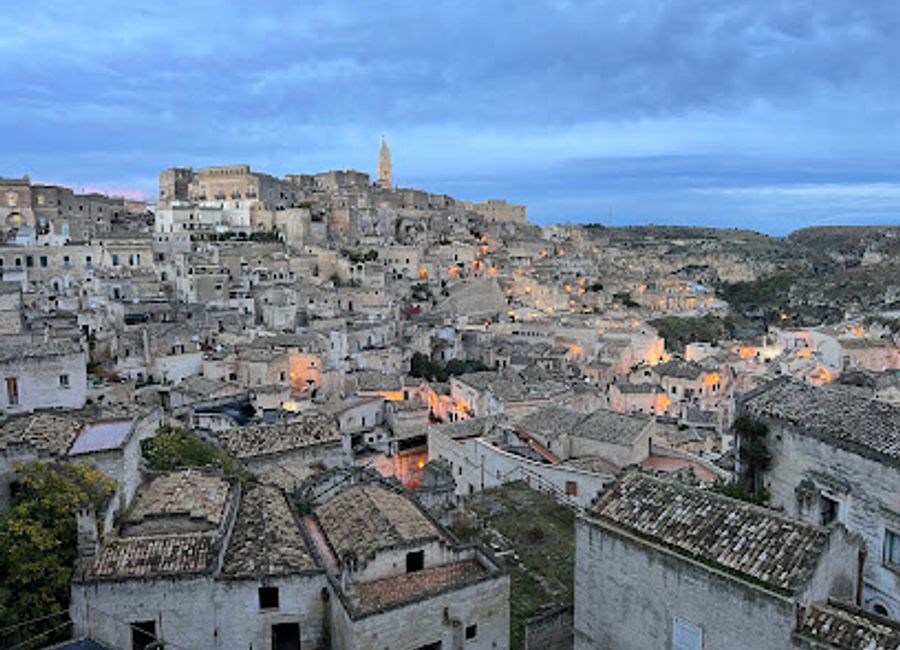 Experience breathtaking views of Matera's iconic Sassi from Belvedere di Piazza Giovanni Pascoli, a serene observation deck perfect for all travelers.