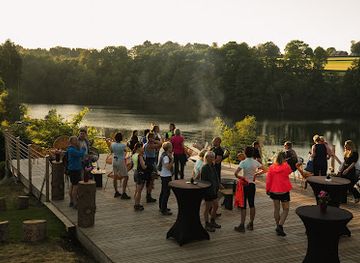 belgium/hautes-fagnes/nightclub/lake-beer-winter-terrasse