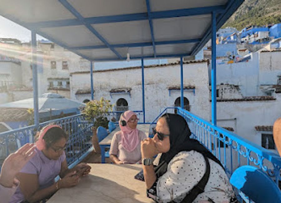 Experience the authentic flavors of Morocco at Cafe Clock in Chefchaouen, where delicious cuisine meets vibrant culture and live music.