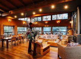 The Gunyah Restaurant at Paperbark Camp