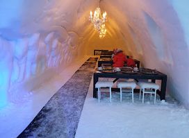 Ice Restaurant of Arctic Snowhotel