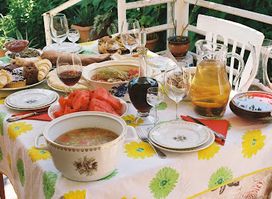 Family Dinner In Chiatura