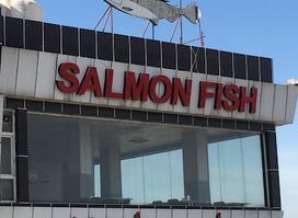 Salmon fish restaurant