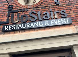 upstairs
