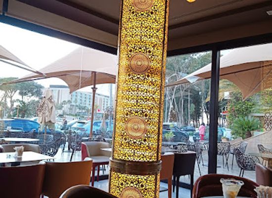 morocco/tangier/malabata/restaurant/cappuccino
