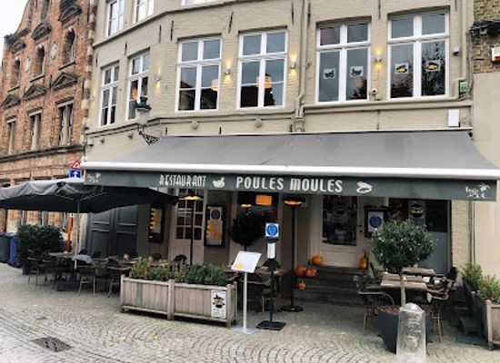 belgium/bruges/minnewater/restaurant/poules-moules