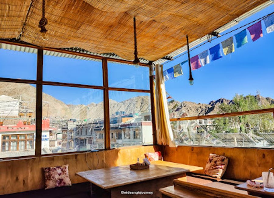 Experience exquisite dining with breathtaking Himalayan views at Bodhi Terrace in Leh - where culinary delights meet stunning scenery.