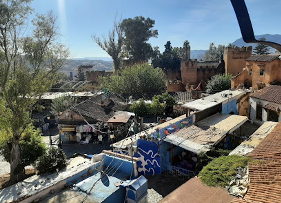 Experience authentic Moroccan cuisine at Café Sindibad in Chefchaouen - where every meal tells a story!
