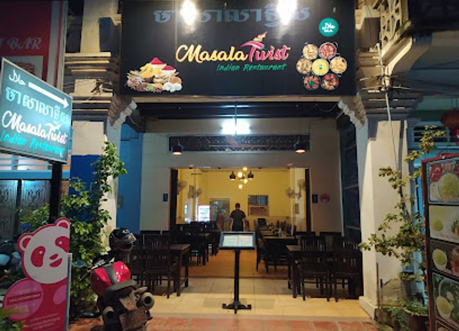 Experience the vibrant flavors of authentic Indian cuisine at MasalaTwist Indian Halal Restaurant in Krong Kampot.