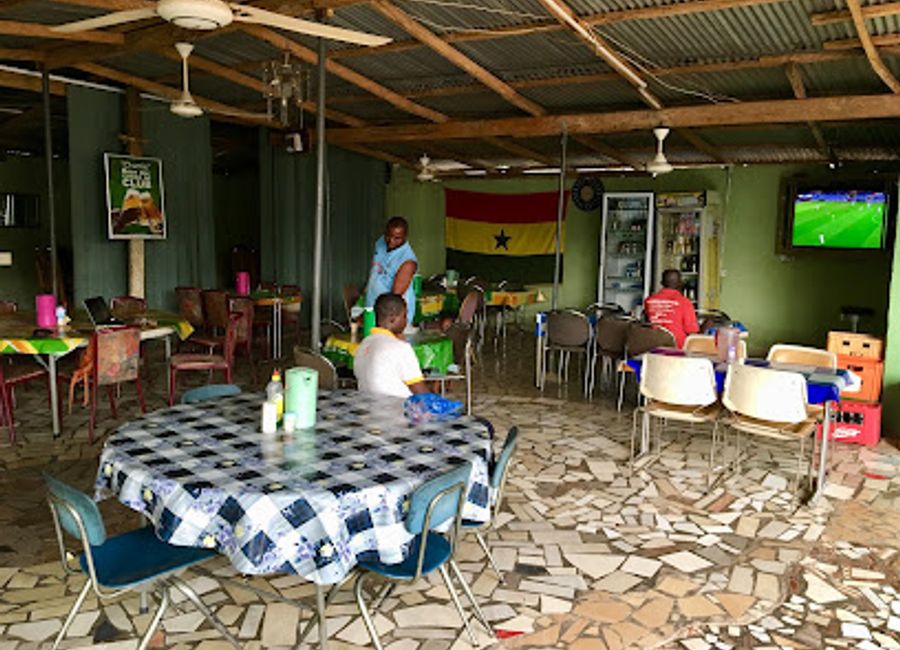 Experience authentic Ghanaian cuisine blended with international flavors at Roels Restaurant in Bolgatanga.