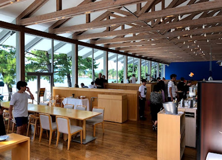 Experience fine dining at Terrace Restaurant in Naoshima—where art meets exquisite cuisine amidst breathtaking views.