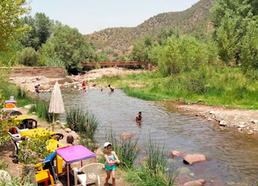 Discover authentic Moroccan cuisine amidst breathtaking landscapes at Restaurant La Nature in Ourika Valley.