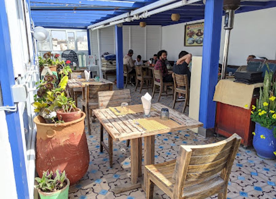 Experience authentic Moroccan and seafood cuisine at Restaurant des Rêves in Essaouira's charming Medina.