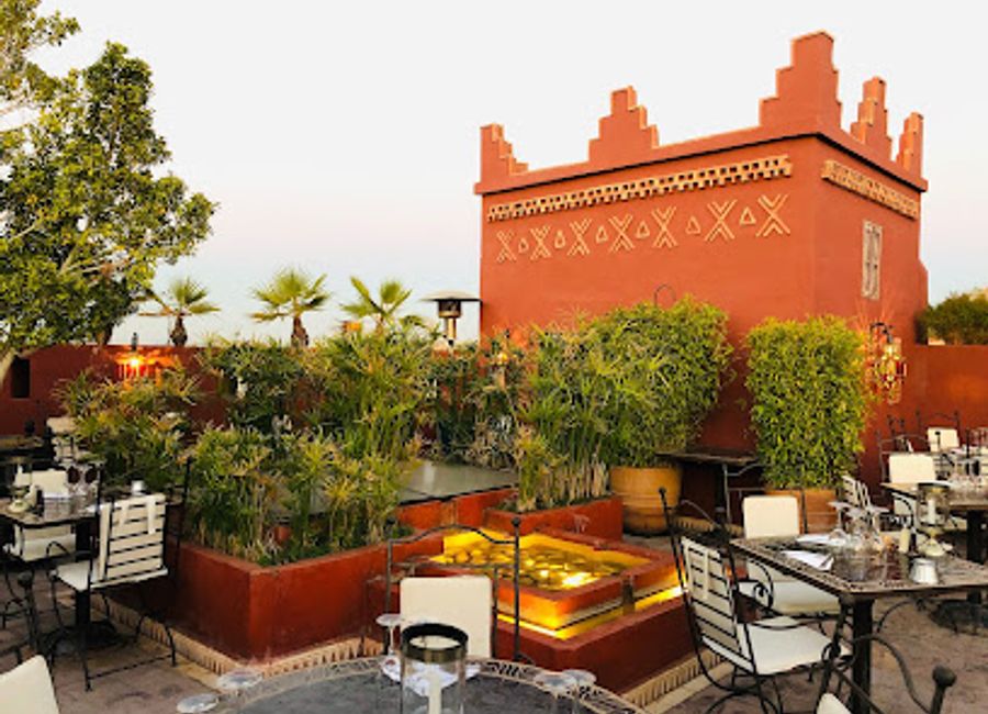 Experience exquisite Moroccan-French cuisine at Le Foundouk in Marrakesh's Medina, where vibrant flavors meet elegant ambiance.