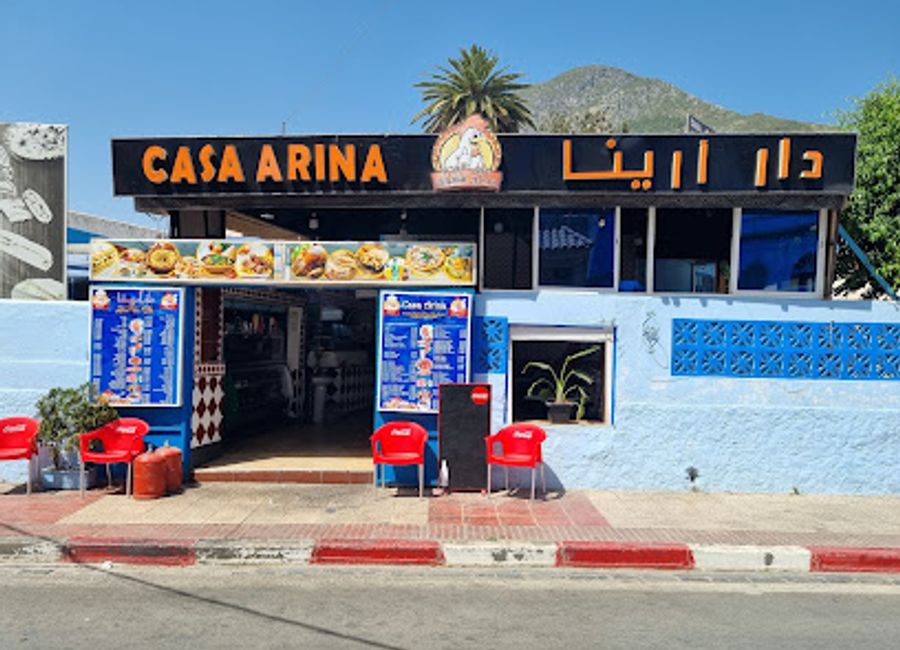 Experience the flavors of Morocco at Casa Arina—Chefchaouen's culinary treasure offering traditional dishes in a stunning blue-hued setting.