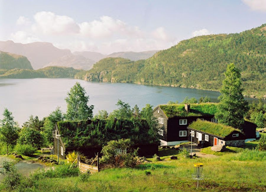 Experience authentic Norwegian cuisine with breathtaking views at Matsalen in Jørpeland - a must-visit dining destination.