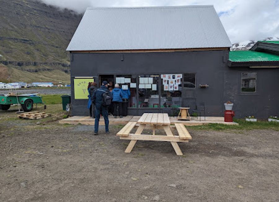 Discover the enchanting taste of homemade ice cream at Seyð-ís in scenic Seydisfjordur, where every scoop tells a story.