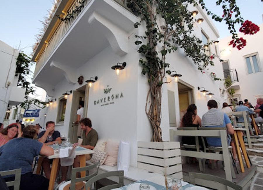 Experience exquisite modern Greek cuisine at Daverona in Paros - where tradition meets innovation in every bite.