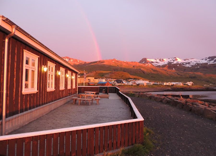 Discover Bjargarsteinn Mathús: A culinary gem in Grundarfjörður serving traditional Icelandic dishes with breathtaking views.