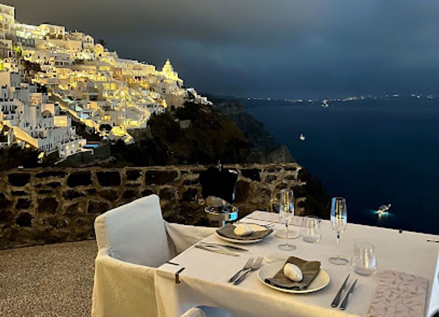 Experience culinary artistry at La Colline in Santorini – where haute French cuisine meets breathtaking caldera views.