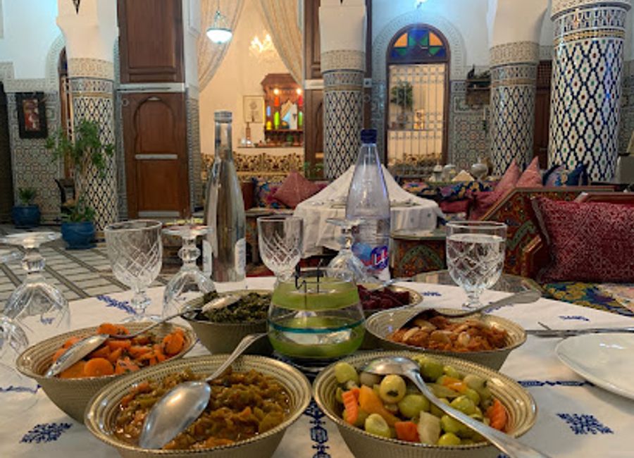 Savor authentic Moroccan dishes at Dar Chadia Fes - where tradition meets flavor in the heart of Morocco's oldest city.
