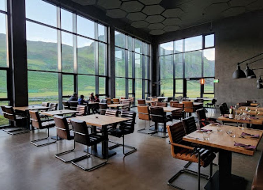 Experience authentic Icelandic cuisine at Drangar Restaurant in Vik – where local flavors meet breathtaking views.