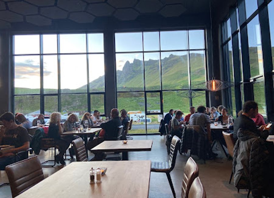 Discover the flavors of Iceland at Drangar Restaurant in Vík, where local ingredients meet breathtaking views.
