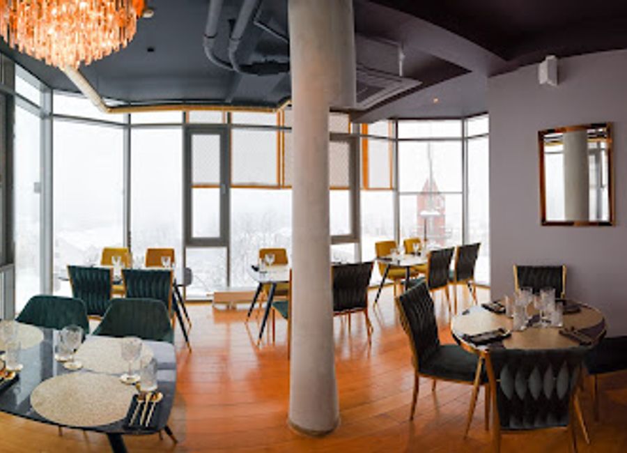 Discover exquisite flavors and breathtaking views at Mango Sky Lounge in Cēsis, where every meal is an experience.