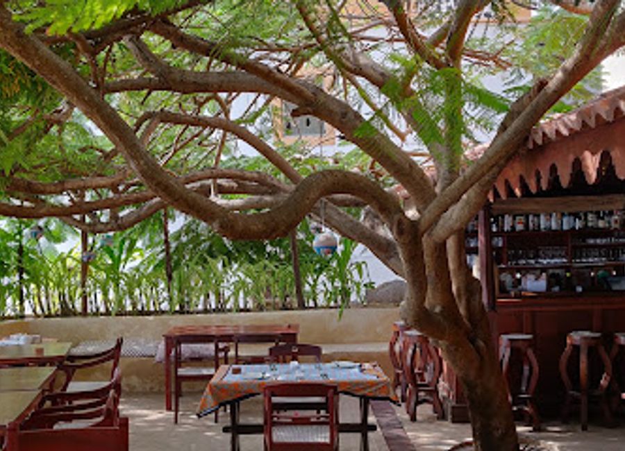 Experience authentic Kenyan cuisine at Lamu House Restaurant in the historic coastal town of Lamu.