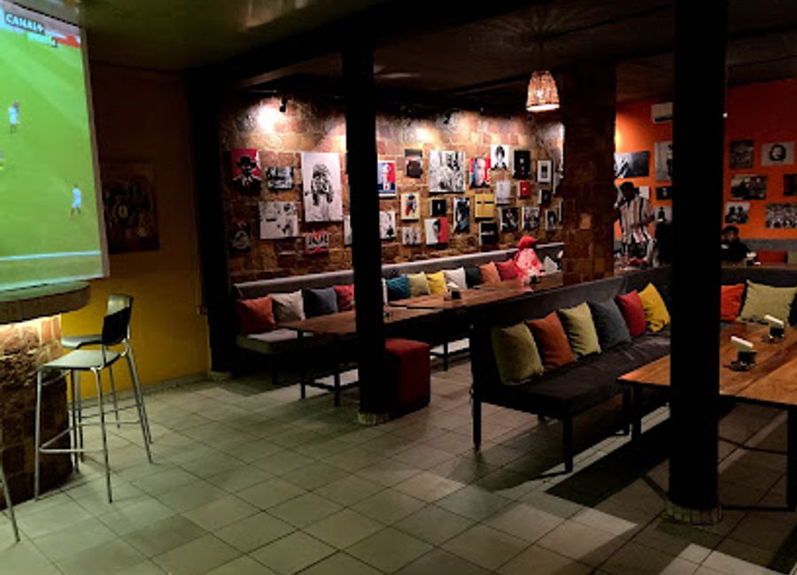 Indulge in delicious burgers with a local twist at Mr. K's Burger in Bamako – where flavor meets fun!