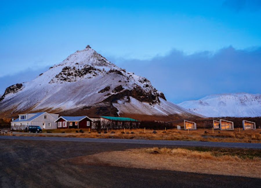 Experience authentic Icelandic cuisine at Stapinn in Arnarstapi - where delicious food meets breathtaking coastal views.