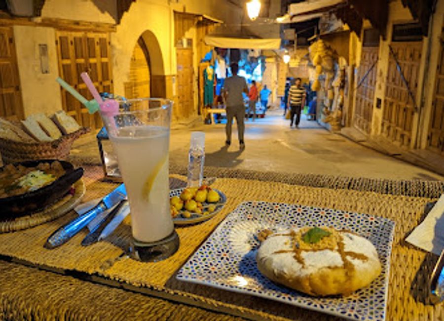 Experience authentic Moroccan flavors at Al Oud in Fes El Bali—where tradition meets taste in a charming setting.