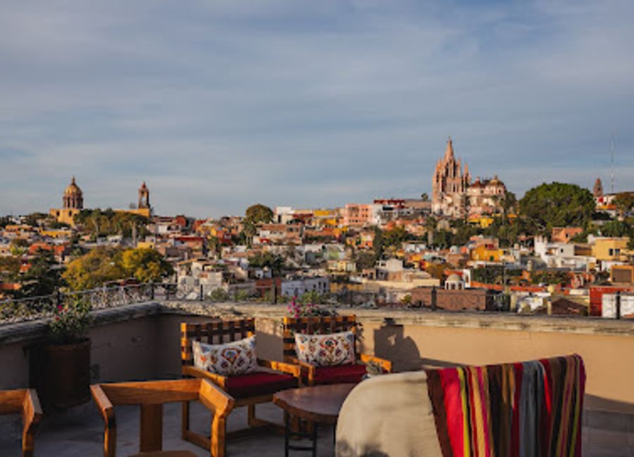 Indulge in exquisite tapas and breathtaking views at Luna Tapas Bar in San Miguel de Allende.