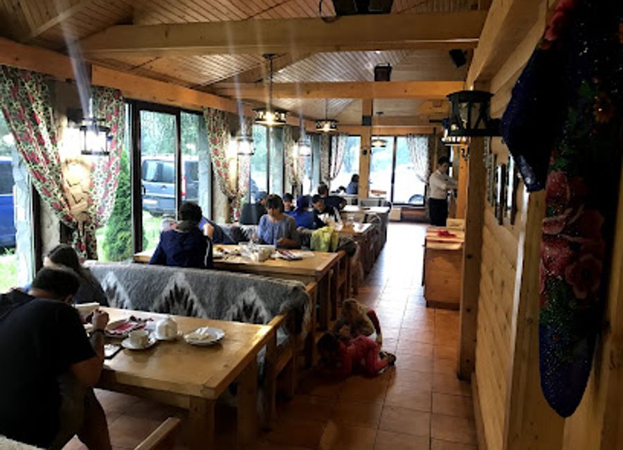 Experience authentic Ukrainian cuisine amidst breathtaking landscapes at Cufer Restaurant in Tatariv.