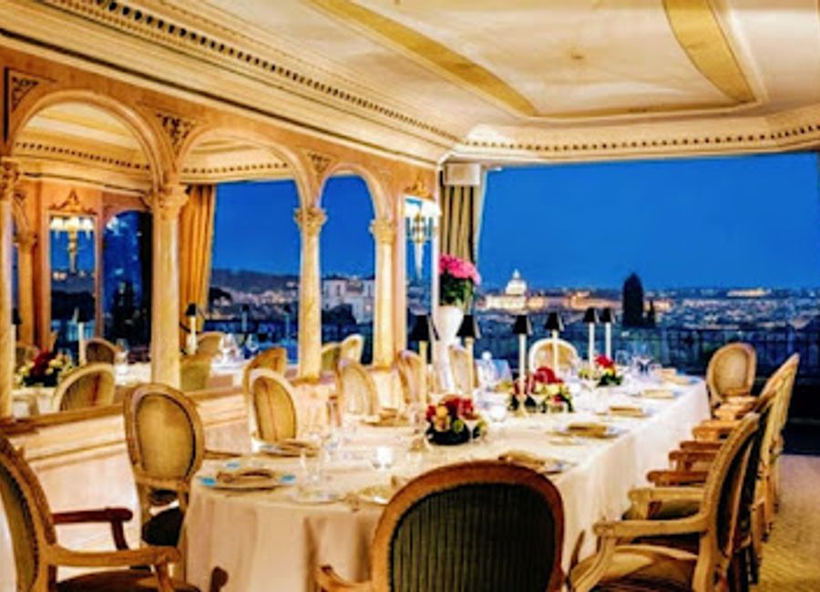 Discover exquisite Mediterranean cuisine at Mirabelle in Rome, where stunning views meet culinary artistry for an unforgettable dining experience.