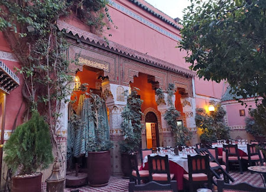Experience authentic Moroccan flavors at Restaurant Ksar El Hamra, nestled in Marrakesh's historic Medina, where tradition meets taste.