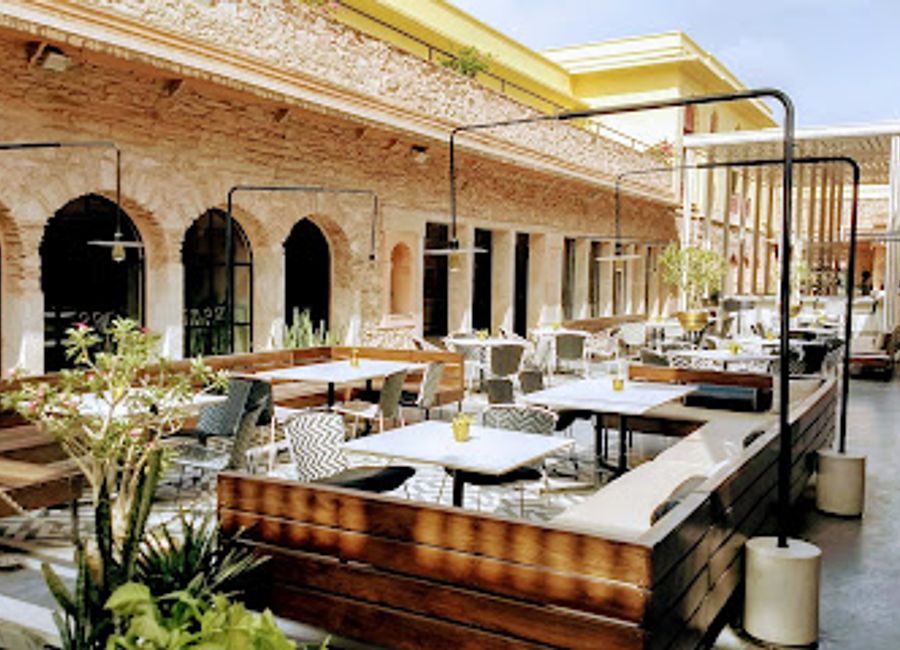 Experience exquisite grilled delicacies in an elegant setting at Baradari Restaurant & Bar in the heart of Jaipur's historic City Palace.