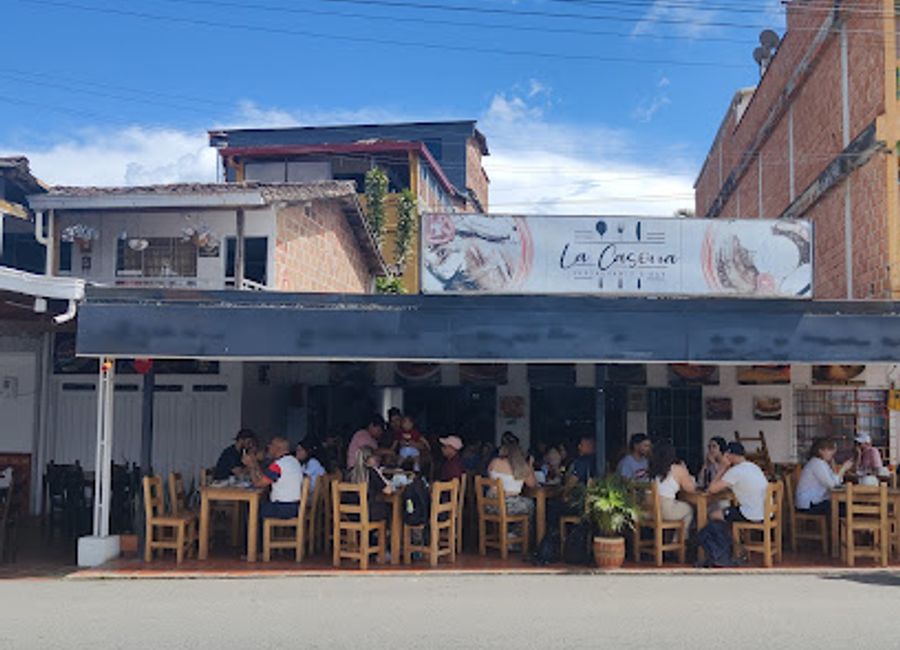 Experience authentic Colombian flavors at La Casona in Guatapé – where tradition meets taste in a vibrant setting.