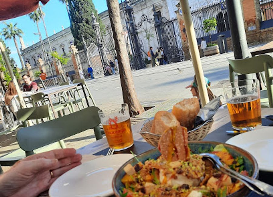 Discover authentic Andalusian flavors at Restaurante Realcázar in Seville's historic Casco Antiguo district.