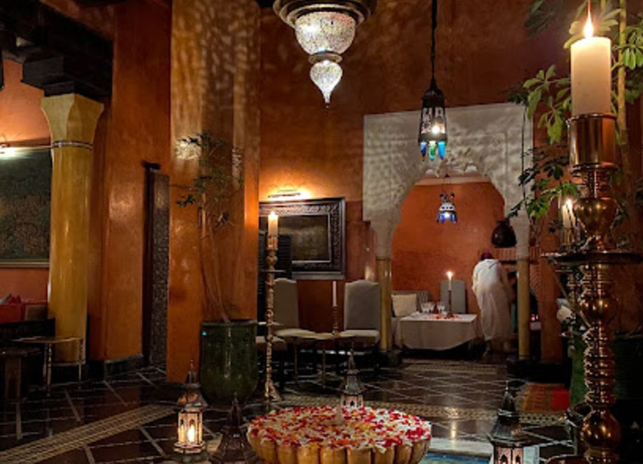 Experience the essence of Moroccan culture through exquisite cuisine at Dar Yacout in Marrakech's historic Medina.
